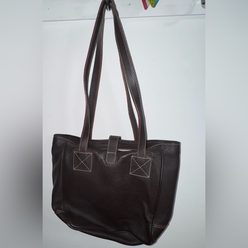 Classic Dooney & Bourke Dark Brown Leather hand bag - Women - Picture 2 of 6